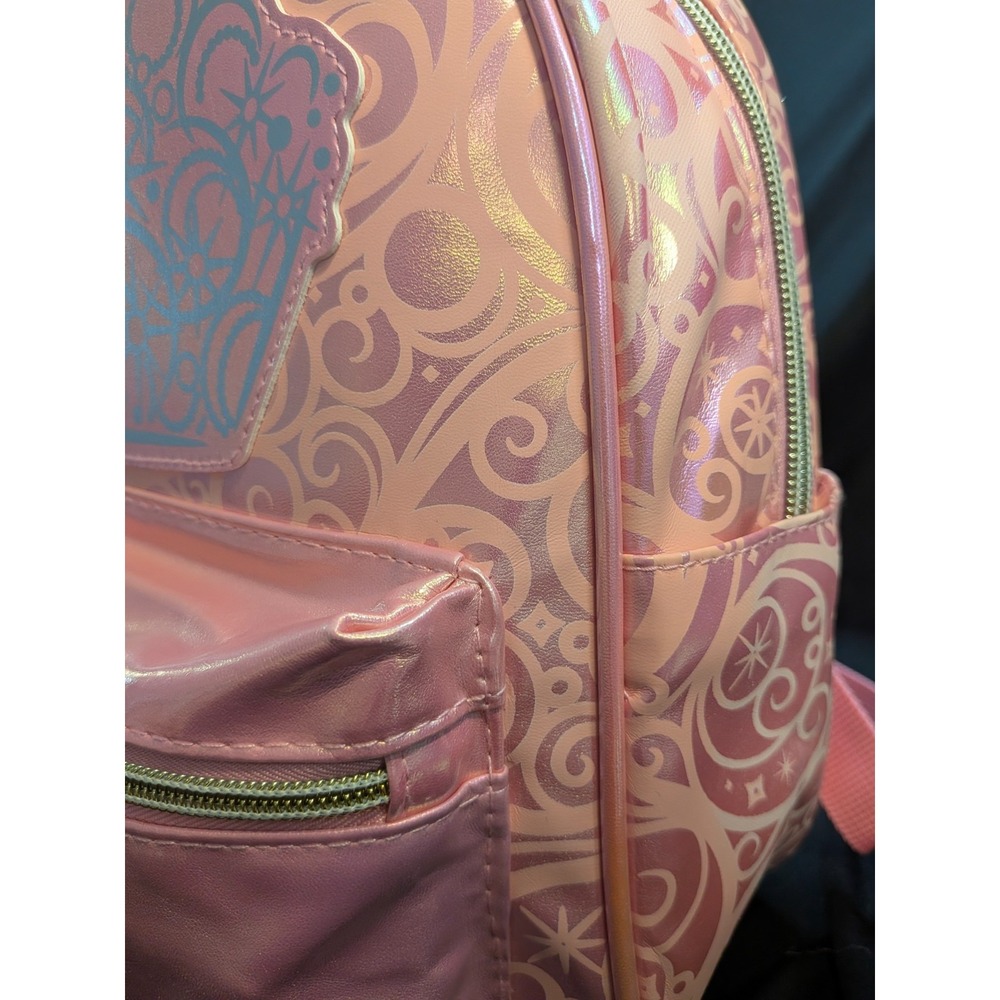 Wicked So Popular Backpack Metallic Crown Glinda Main Compartment Front Pocket - Picture 7 of 7